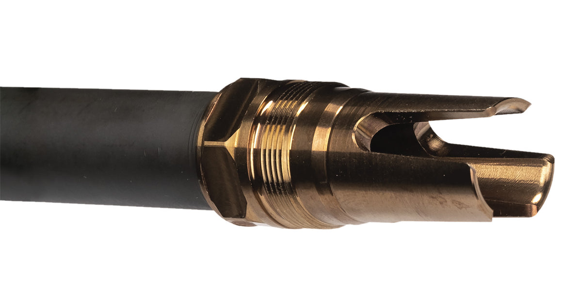 Q Flash Hider 7.62 Steel 3/4"x24 Threaded Muzzle Device 2.13" OAL