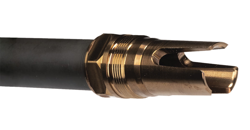 Q Flash Hider 7.62 Steel 3/4"x24 Threaded Muzzle Device 2.13" OAL