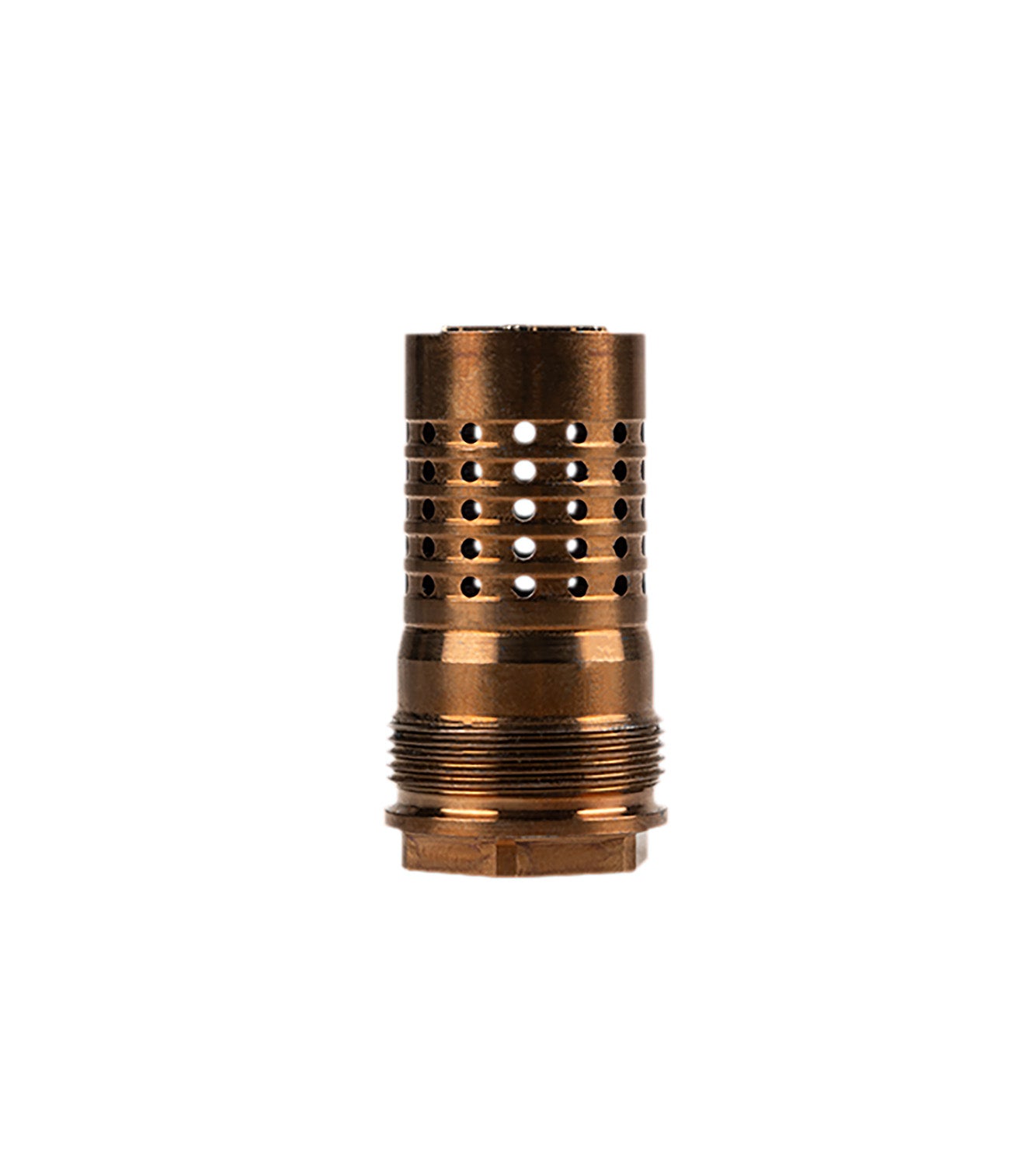 Q Cherry Bomb Rear End Muzzle Brake 9mm Steel 1/2"x28 Threaded Fast-Attach