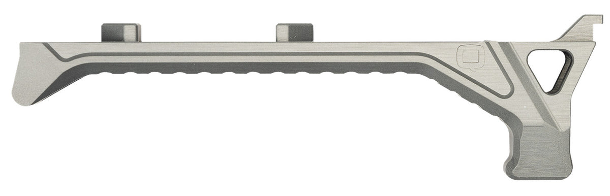 Q Deluxe Q-Sert Silver Anodized Aluminum 2-Slot Hand Stop