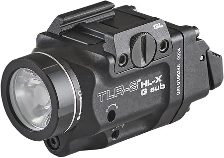 Streamlight TLR-8 Black Aluminum 1000-Lumen Weapon Light with Green Laser for Glock 43x/48