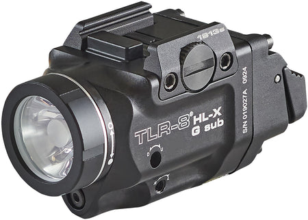 Streamlight TLR-8 Black Aluminum 1000-Lumen Weapon Light with Green Laser for 1913 Short Rail