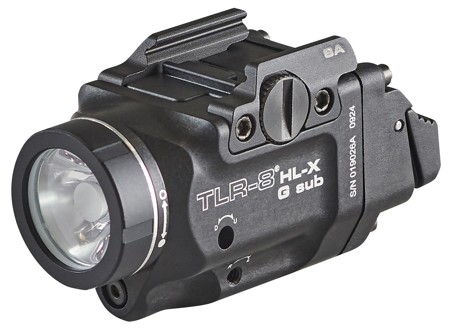 Streamlight TLR-8 Black Aluminum 500-Lumen Weapon Light with Green Laser for Springfield Hellcat