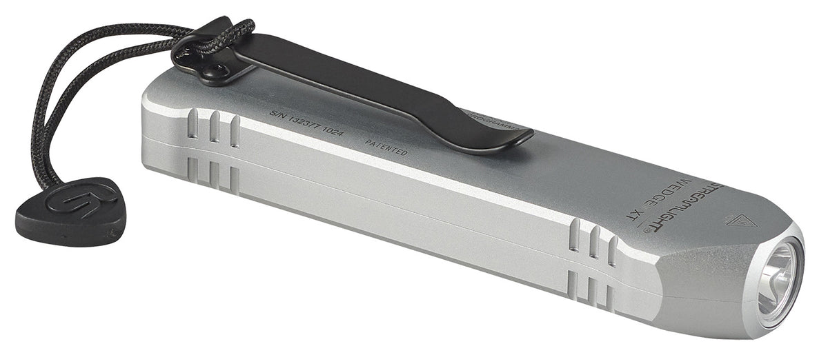 Streamlight Wedge XT Silver Aluminum Flat Pocket Carry Flashlight 500 Lumens 87 Meters