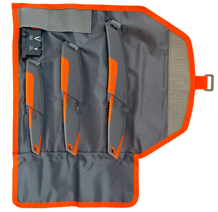 Outdoor Edge VNTX4C Vantex 4-Piece Field & Game Knife Set, 7Cr17MoV SS Blades, Glass-Filled Nylon Handles