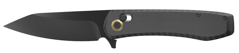 Outdoor Edge SL1C 3.15" Drop Point Folding Knife Black Oxide 8Cr13MoV SS, G10 Handle