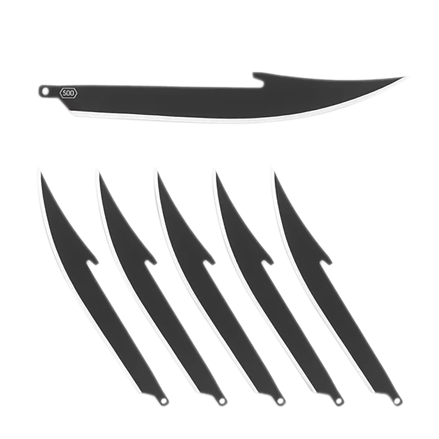 Outdoor Edge RR50K6C 5" Replaceable Boning/Fillet Knife, 420J2 SS, 6-Pack
