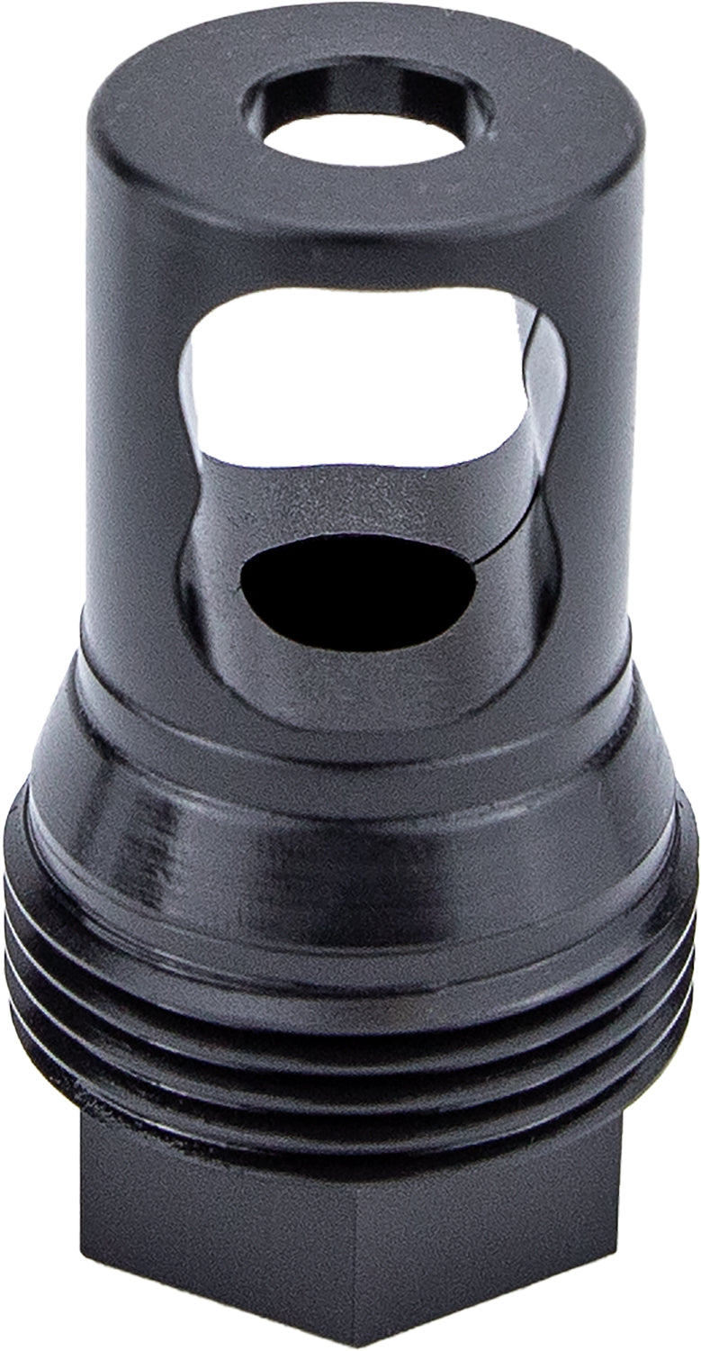 KGM Suppressors R50T Taper Muzzle Brake 7/8"x14 Threads Black Nitride Steel