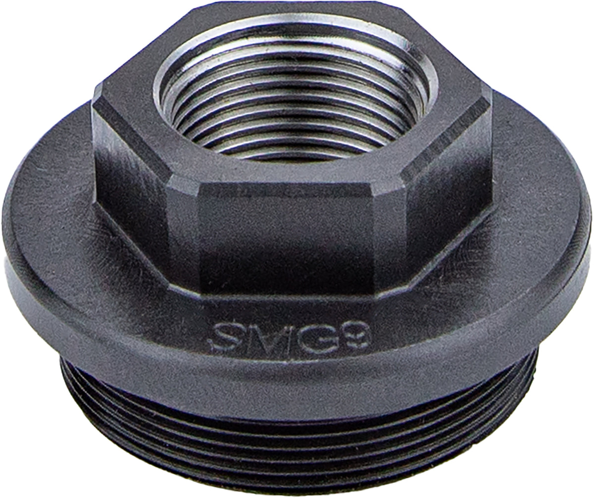 KGM Suppressors SMG9 Direct Thread Adapter 1/2"x36 Threads Black Nitride Steel