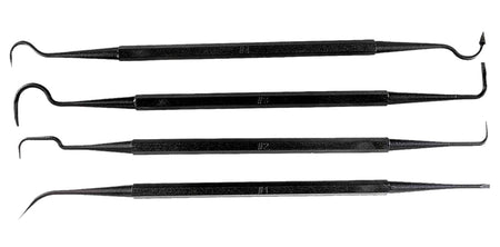 Tapco Gun Cleaning Pick Tools 4 Pack Black Various Sizes TAP22015