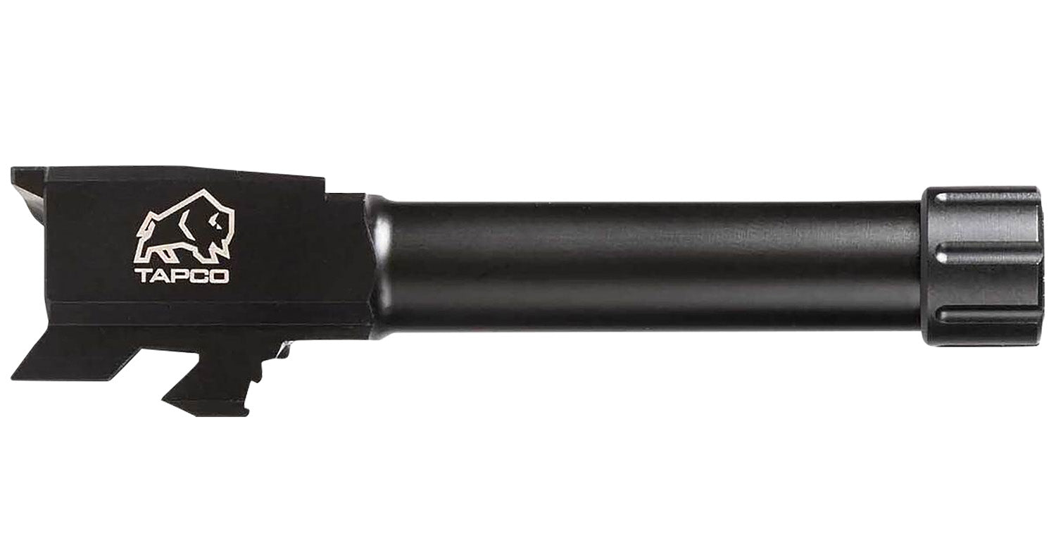 Tapco 9mm Stainless Steel Black Nitride Threaded Replacement Barrel for Glock 43/43x Drop-In Fit