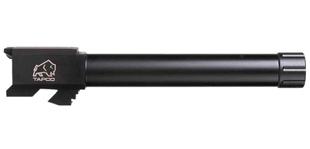 Tapco 9mm Stainless Steel Black Nitride Threaded Barrel for Glock 17 Gen 1-3 Drop-In Fit