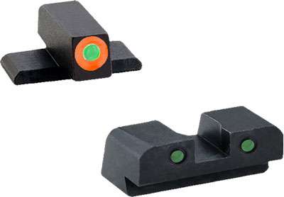 AmeriGlo Spartan 3-Dot Operator Sights Springfield XD Green Front/Green Rear