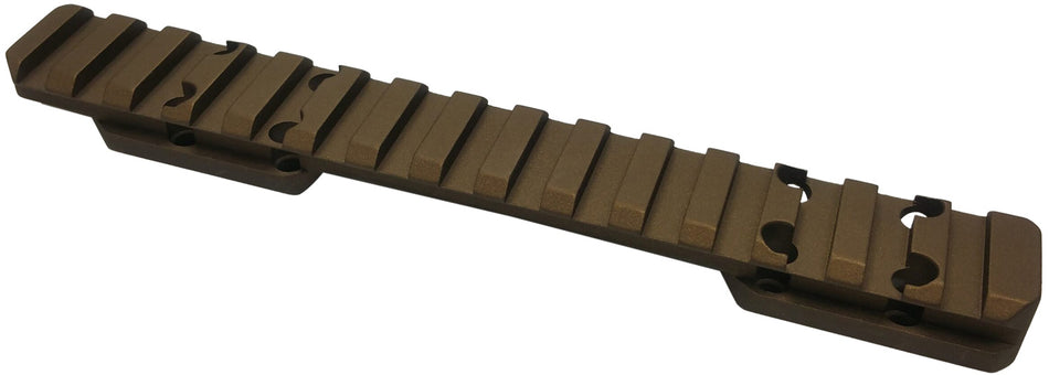 Talley PX0SB735 X-Bolt Magnum Action Picatinny Rail Mount in Smoked Bronze Cerakote Finish