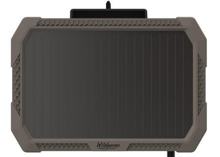 Wildgame Innovations Sol-Pak Solar Panel Battery Pack 3000mAh, Weather-Resistant Design
