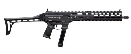 Grand Power 810091156025 Stribog SP9A3G 9mm Luger 16" Black Barrel, Black Receiver, Polymer Stock & Grip