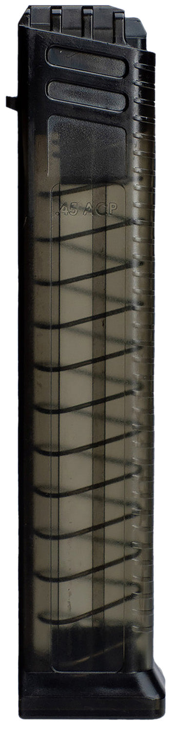 Grand Power Stribog 45 ACP Smoke Translucent 20-Round Polymer Magazine