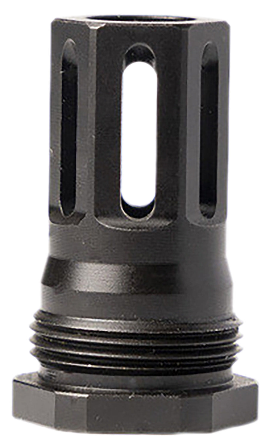 Huxwrx 2346 Black Steel 9mm 1/2x28 Stiction Lock Compensator