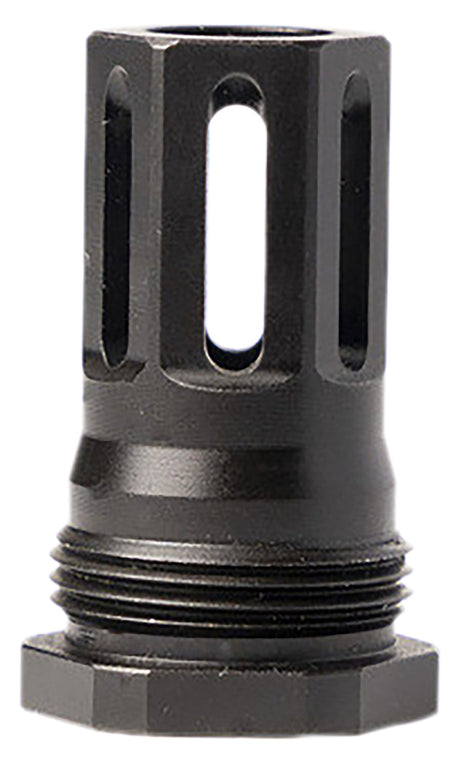 Huxwrx 2346 Black Steel 9mm 1/2x28 Stiction Lock Compensator