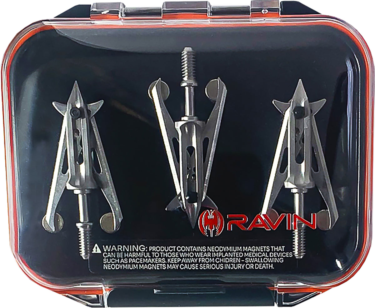 Ravin R109 Field Broadhead Case Black Clear for Crossbow Hunting