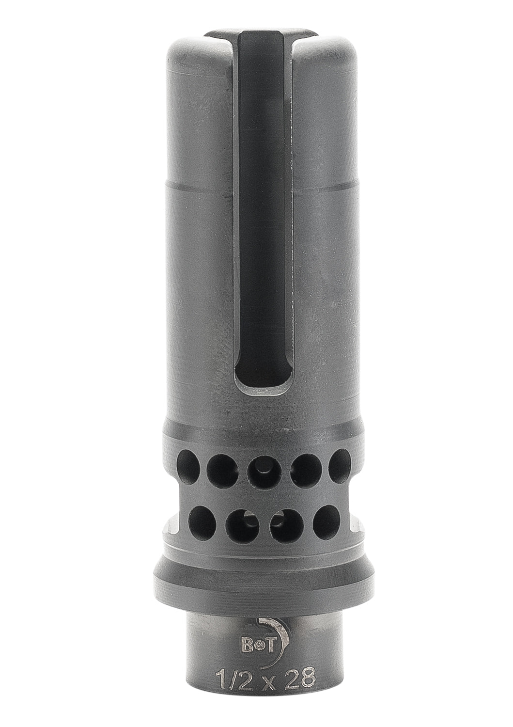B&T BT-ASSAULT-3P DLC Finish Stainless Steel Muzzle Brake 1/2x28 Threads 2.65" Length