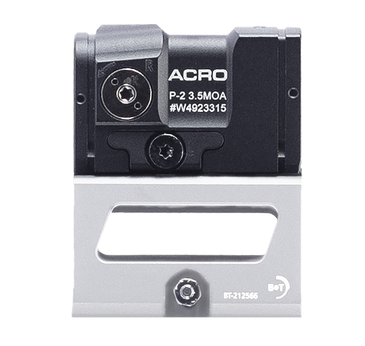 B&T OEM Aimpoint ACRO P-2 White 3.5 MOA 1x Enclosed Red Dot Optic QD
