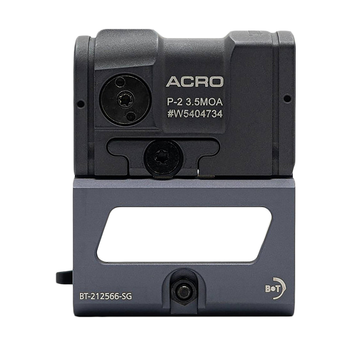 B&T OEM Aimpoint ACRO P-2 Gray Finish 3.5 MOA 1x Enclosed Red Dot