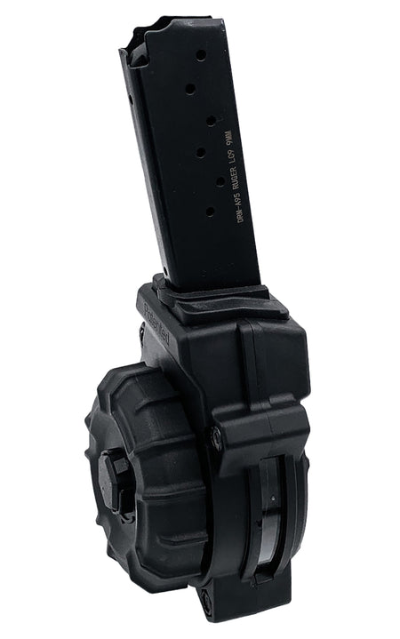 ProMag DRMA95 Ruger LC9 EC9 9mm Drum Magazine 30 Rounds Black Polymer
