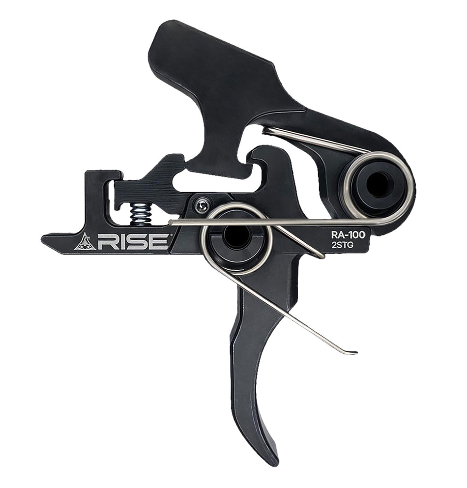 Rise Armament RA100BLK Two-Stage AR Trigger Curved Black Nitride Strong Hammer Strike