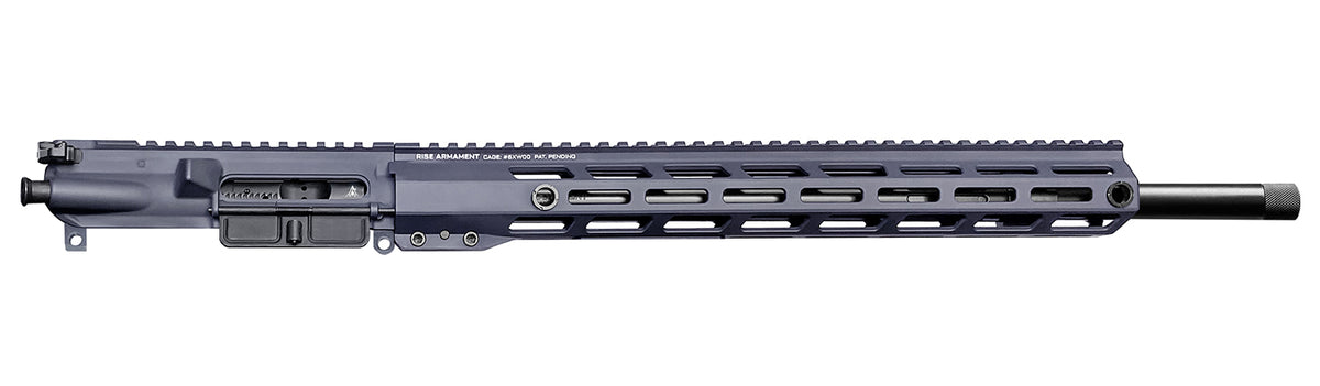 Rise Armament Complete Upper RA22ARCCUGRY18 22 ARC 18" Barrel, Ambidextrous Charging Handle, Gray Finish