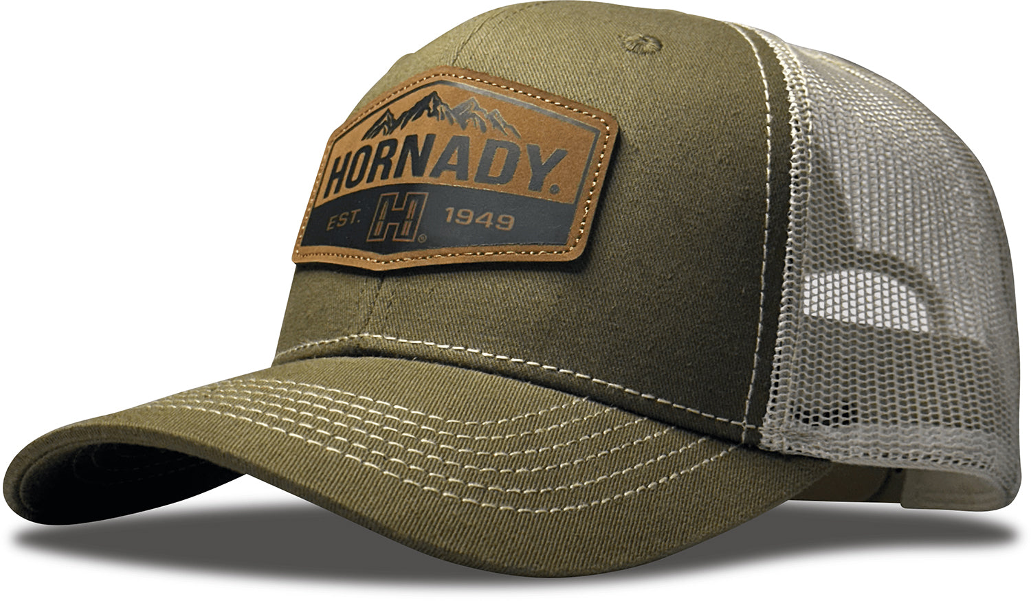 Hornady 32170 Sage 2Tone Trucker Hat with Hornady Logo
