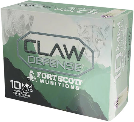Fort Scott Munitions  10mm Auto 190 grain Solid Flat Nose ammunition