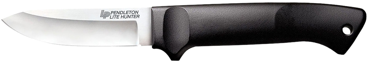 Cold Steel CS20SPH Pendleton Lite Hunter 3.63" Fixed Drop Point 4116 SS Blade, 4.88" Black Poly Handle