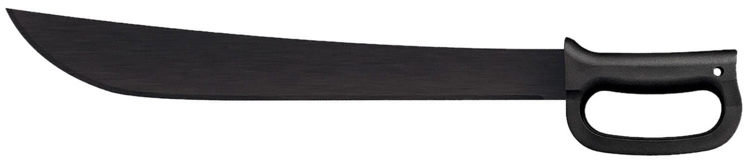Cold Steel CS97AD18S 18" Latin D-Guard 65Mn Carbon Steel Machete, Black Poly Handle, 23.63" OAL with Sheath