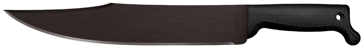 Cold Steel 12" Bowie Machete 65Mn Carbon Steel Blade Black Polypropylene Handle 17.63" Overall with Sheath