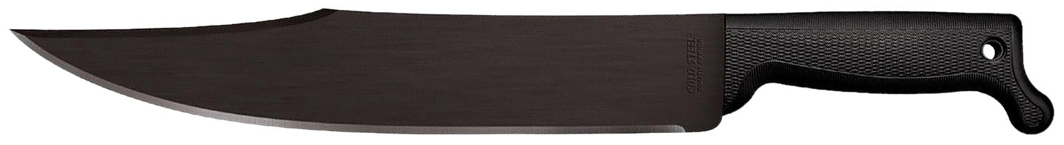 Cold Steel 12" Bowie Machete 65Mn Carbon Steel Blade Black Polypropylene Handle 17.63" Overall with Sheath