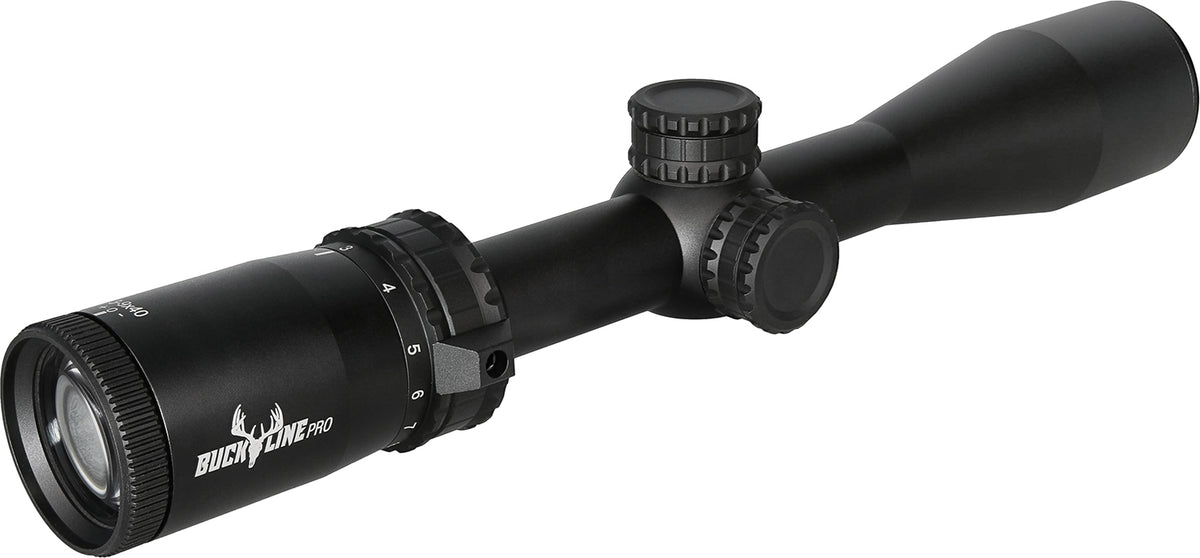 TruGlo TGTG85394PXB Buckline Pro 3-9x 40mm Matte Black Rifle Scope & Neoprene Cover