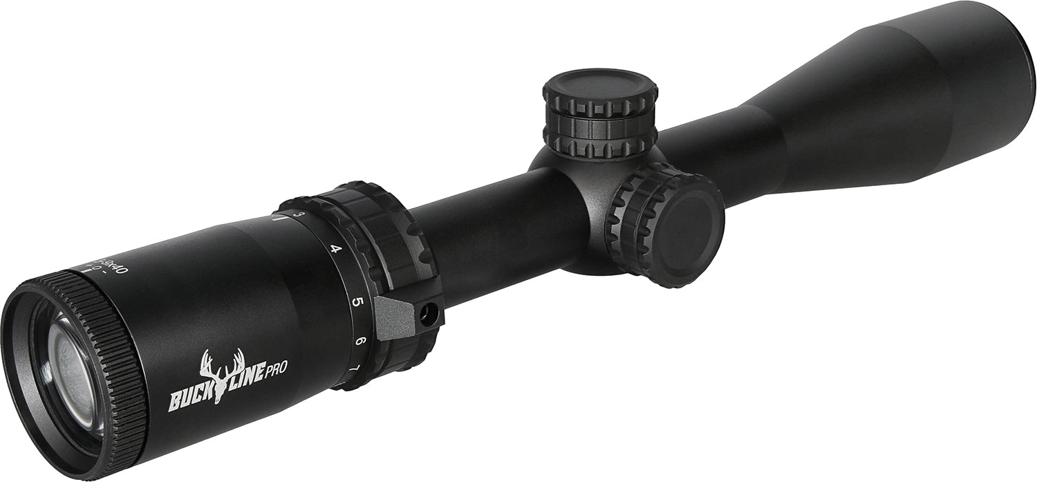 TruGlo TGTG85394PXB Buckline Pro 3-9x 40mm Matte Black Rifle Scope & Neoprene Cover