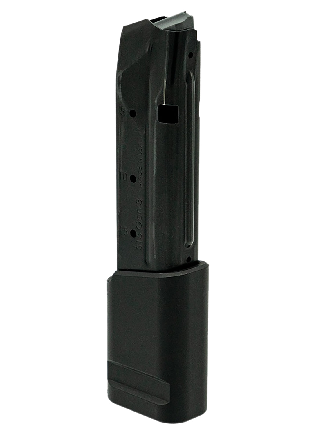 Shield Arms S15ME10INSBLK 10-Round Extended Insert for S15 Magazine Black Anodized Aluminum