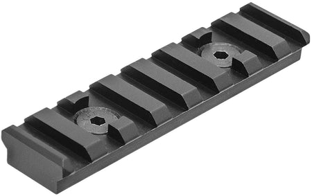 UTG MTURS09M M-LOK 8 Slot Picatinny Accessory Rail Section Black Aluminum