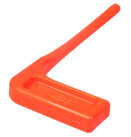 Leapers RBCSF06 Impact-Resistant Polymer Orange Chamber Safety Flag 6-Pack