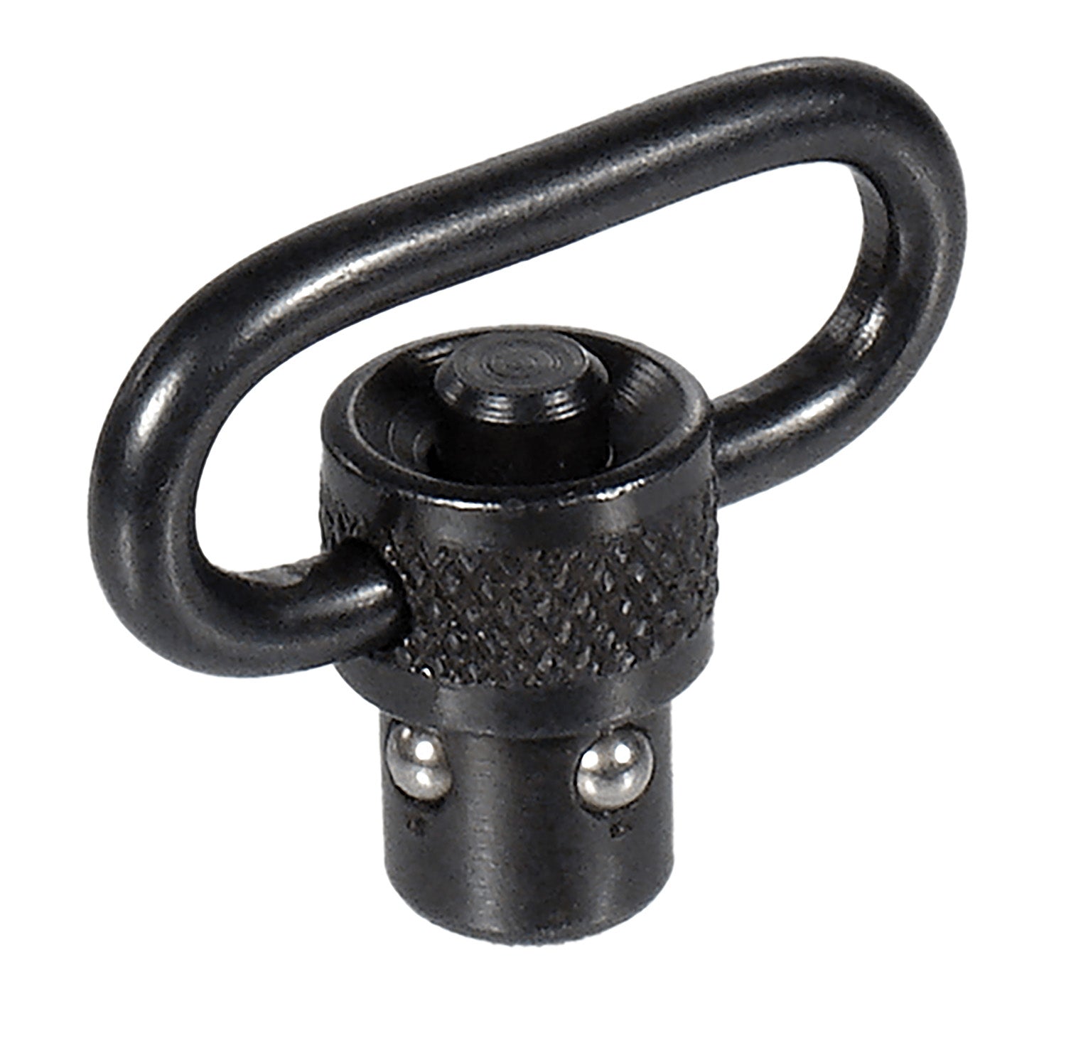 Leapers TLQDSW08A Quick Detach Sling Swivel Black 1" Steel Push Button