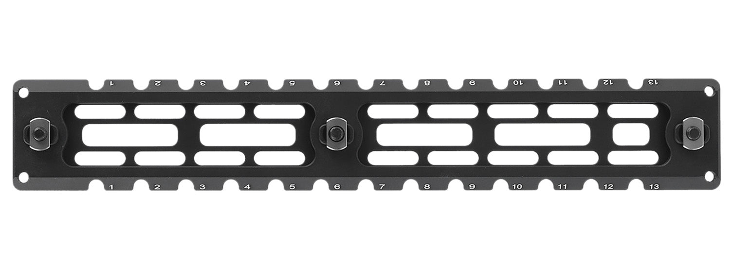 Leapers 9.40" M-LOK ARCA Rail 6-Slot Black Anodized Aluminum Mount TLUMA03