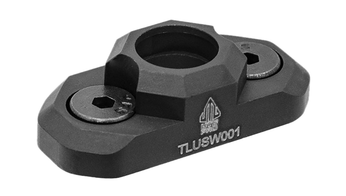 Leapers TLUSW001 M-LOK Quick Detach Sling Swivel Adaptor Black Anodized Aluminum
