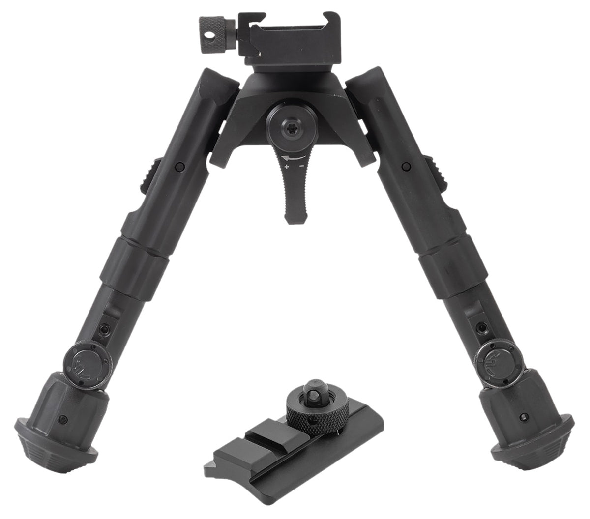 Leapers TLBP02B Recon 360 Aluminum Bipod Black Anodized 5.6-7.2"