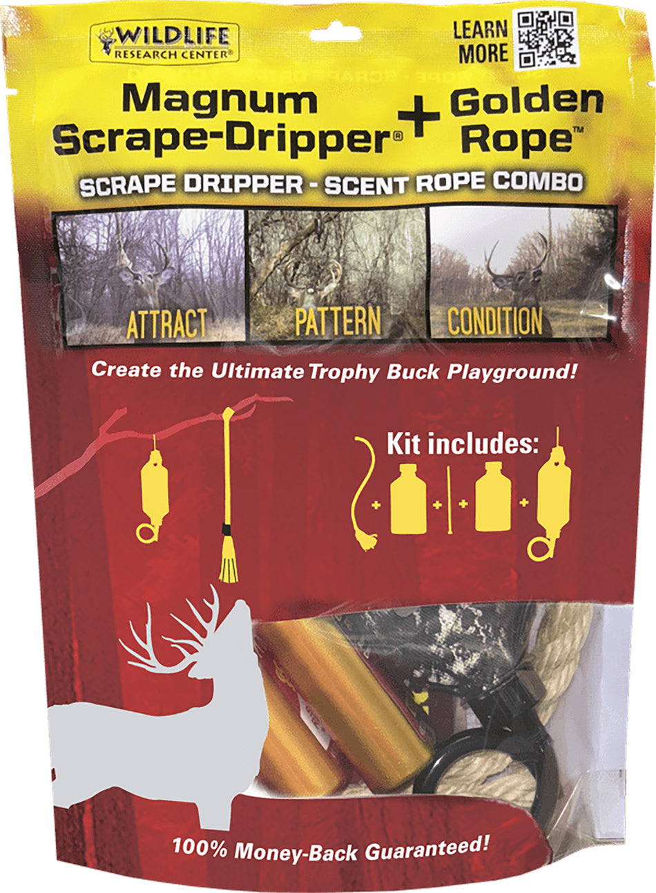 Wildlife Research Golden Rope Deer Attractant 395 Complete Kit with Scrape-Dripper