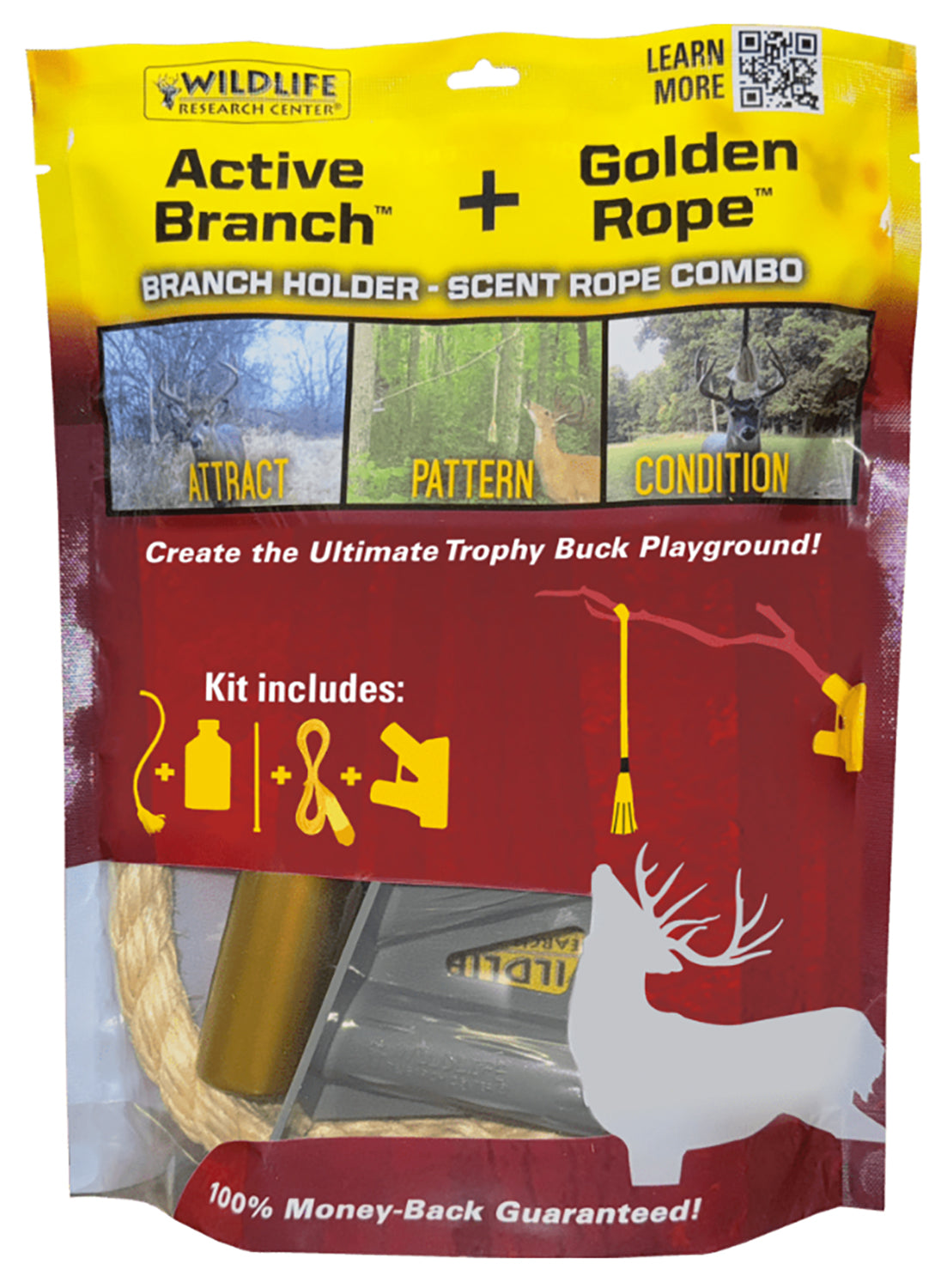 Wildlife Research Golden Rope 3974 Deer Scent Rope Kit 3 Ropes