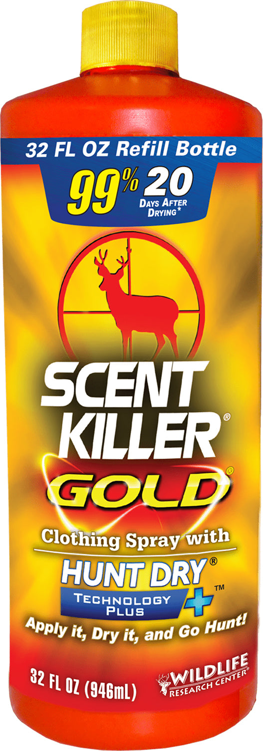 Wildlife Research Scent Killer Gold 1261 Odorless Refill Spray Bottle 32 oz