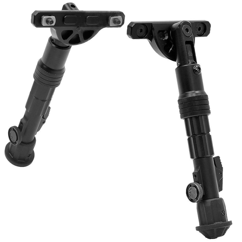 Leapers TLBPDM01 FLEX Recon Aluminum Bipod Black M-LOK Mount