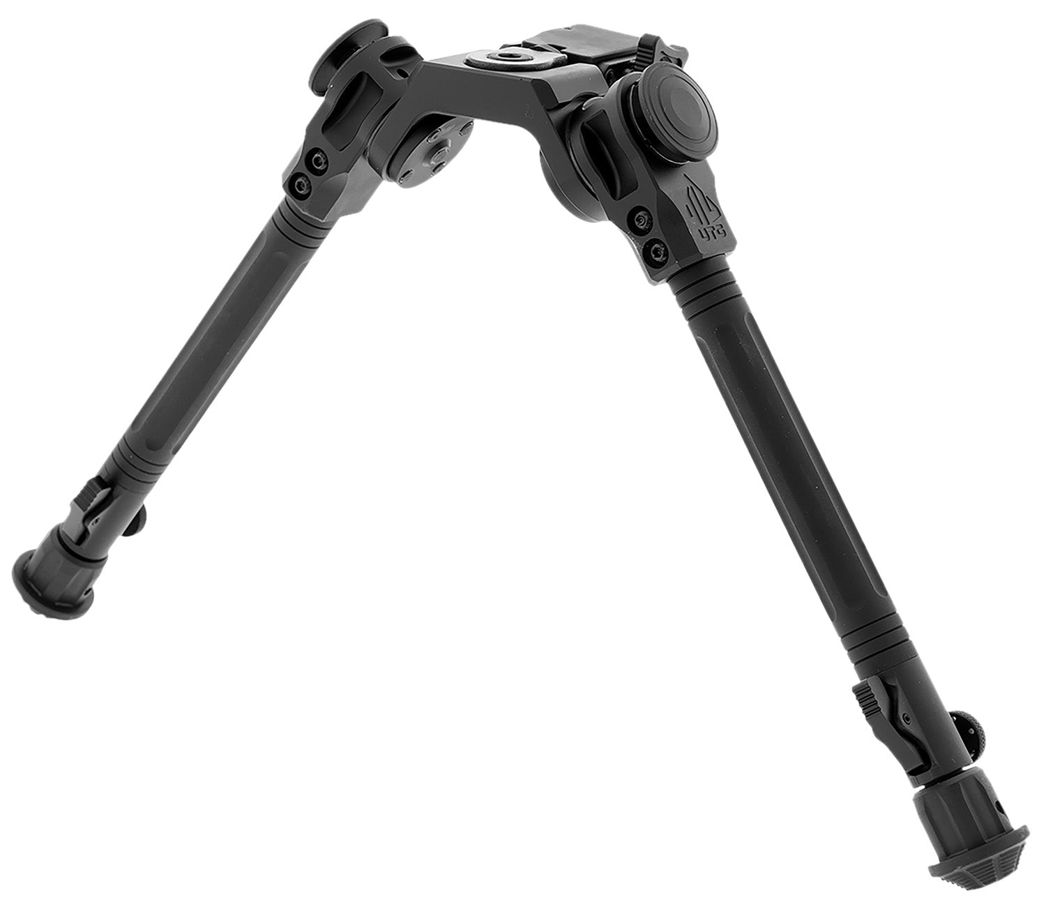 Leapers TLBPOB01A Quick Detach Bipod Black Anodized 7.3-11.4"